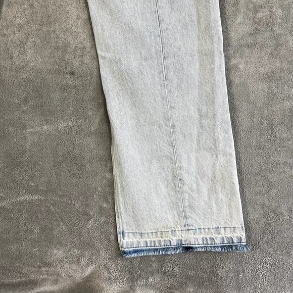 Pistola Revolve Alexa Jeans Women's 31 High Rise Flare Raw Split Hem NWT - Picture 9 of 14